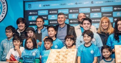 Entregaron juegos de “ajedrez circulares” en el Club Atlético Belgrano