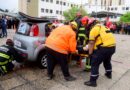 Impactante simulacro de un choque vial para generar conciencia con el tránsito en Córdoba