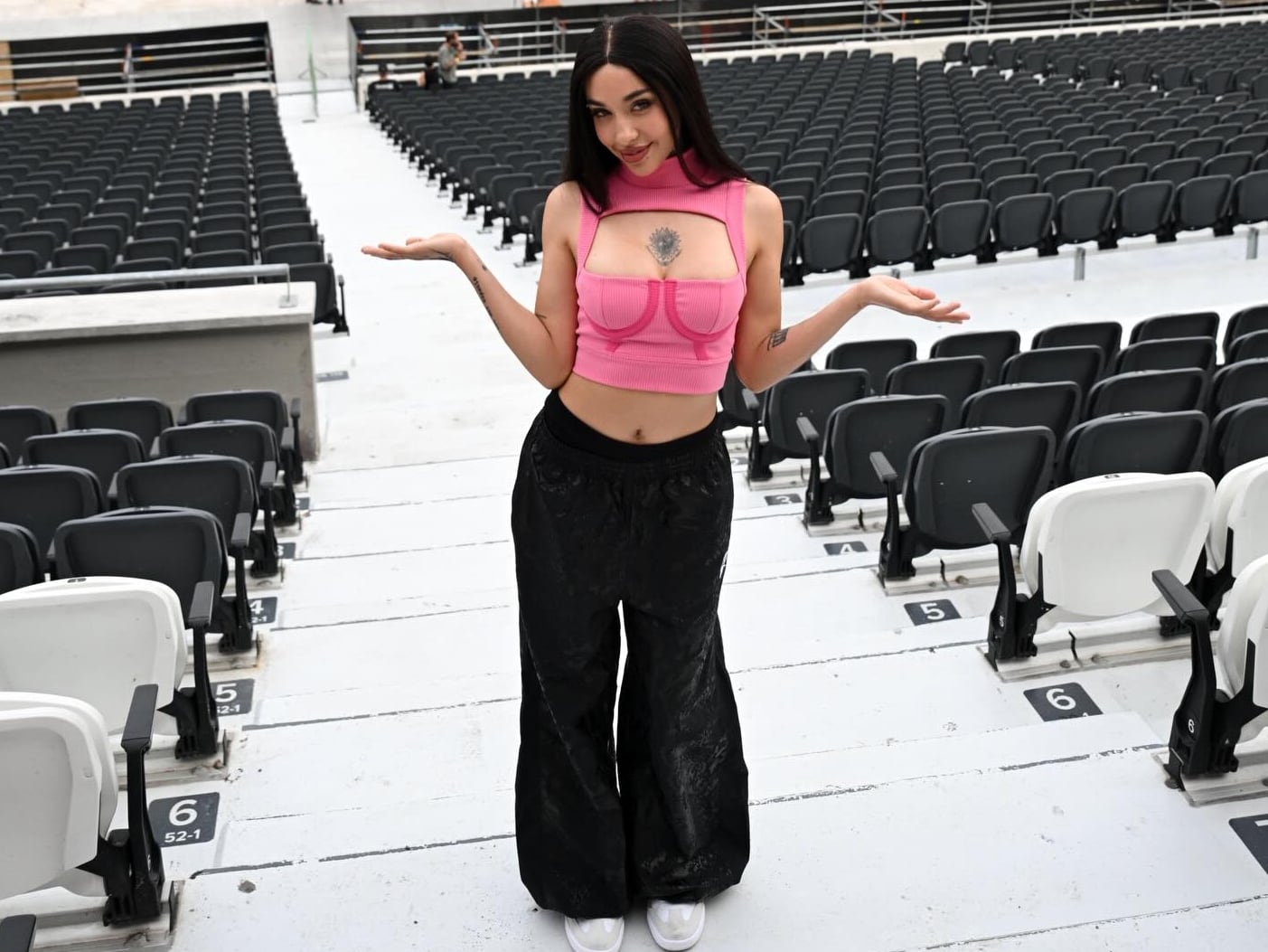 Minutos antes del primero de sus dos shows en River, María Becerra recibió un regalo soñado del club